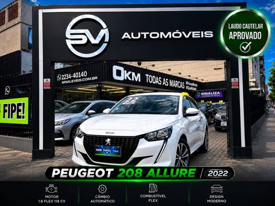 PEUGEOT 208 1.6 16V FLEX ALLURE AT6 PEUGEOT 208 1.6 16V FLEX ALLURE AT6